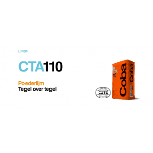 Coba Tegellijm CTA110 Poeder 25kg Coba Tegellijm CTA110 Poeder 25kg